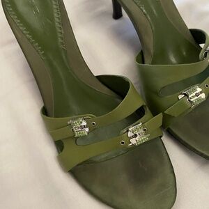 Gorgeous Green Heeled Sandal